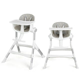 Adjustable Baby Highchair with Removable Tray and 5-Point Safety Harness-Grey