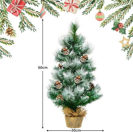 24 Inch Snow Flocked Artificial Christmas Tree