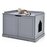 Wooden Litter Box Enclosure Pet House for Cat