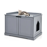 Wooden Litter Box Enclosure Pet House for Cat