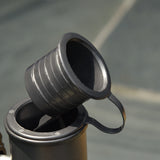 Outsunny 20kg Square Parasol Base Outdoor Garden Cement Umbrella Weight Stand Holder, Fits 32mm,38mm,48mm Pole - Black
