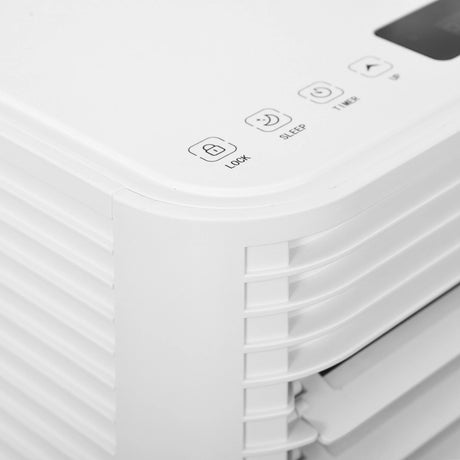 HOMCOM 9000 BTU Portable Air Conditioner for Cooling Dehumidifier Fan, Air Conditioning Unit, with Remote, 24H Timer, Window Mount Kit, R290, A Energy Efficiency