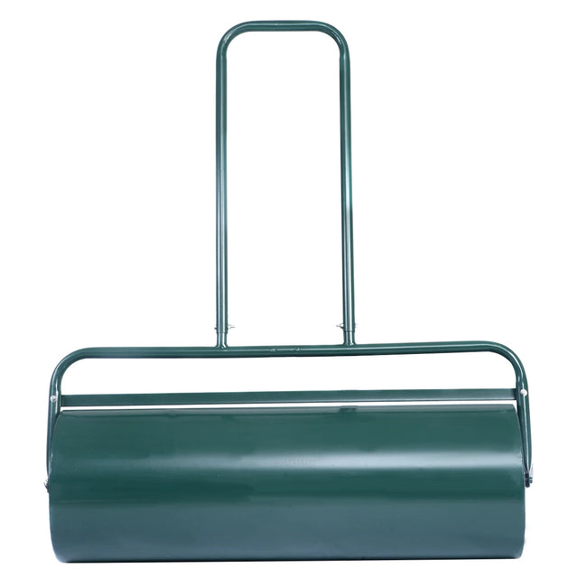36 x 12 Inches Tow Lawn Roller Water Filled Metal Push Roller