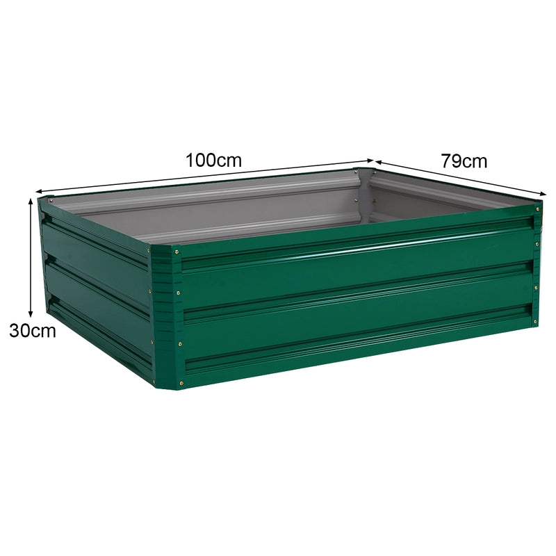 Outdoor Steel Raised Garden Bed for Flowers