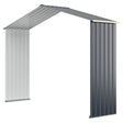 Outdoor Storage Shed with 4 Vents and Double Sliding Door-277cm Storage Shed Extension