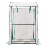 Walk-in Garden Greenhouse with Zippered Doors for Outdoor