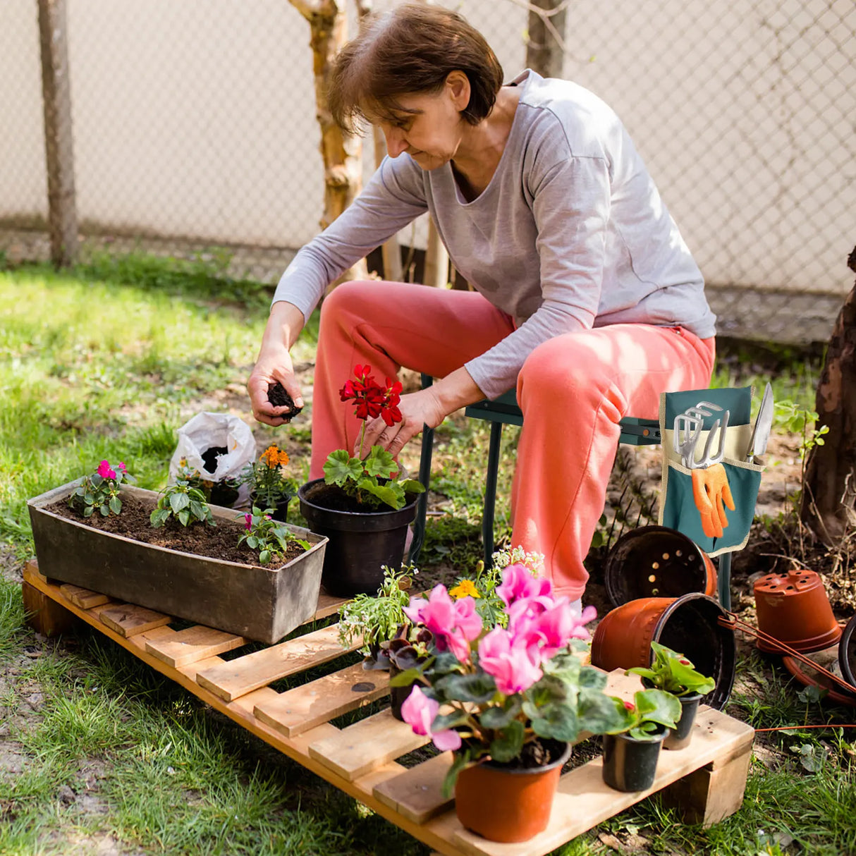 Folding Sturdy Garden Kneeler Pad and Cushion Seat