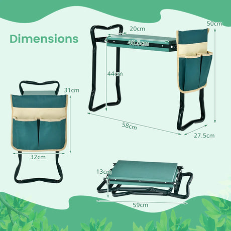Folding Sturdy Garden Kneeler Pad and Cushion Seat