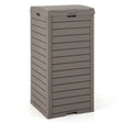 31 Gallon Large Outdoor Trash Can with Lid and Pull-out Liquid Drawer