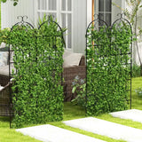 2/4 Pack 71 x 20 Inch Metal Garden Trellis for Climbing Plants-Set of 4