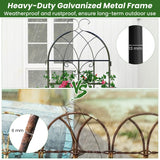 2/4 Pack 71 x 20 Inch Metal Garden Trellis for Climbing Plants-Set of 4