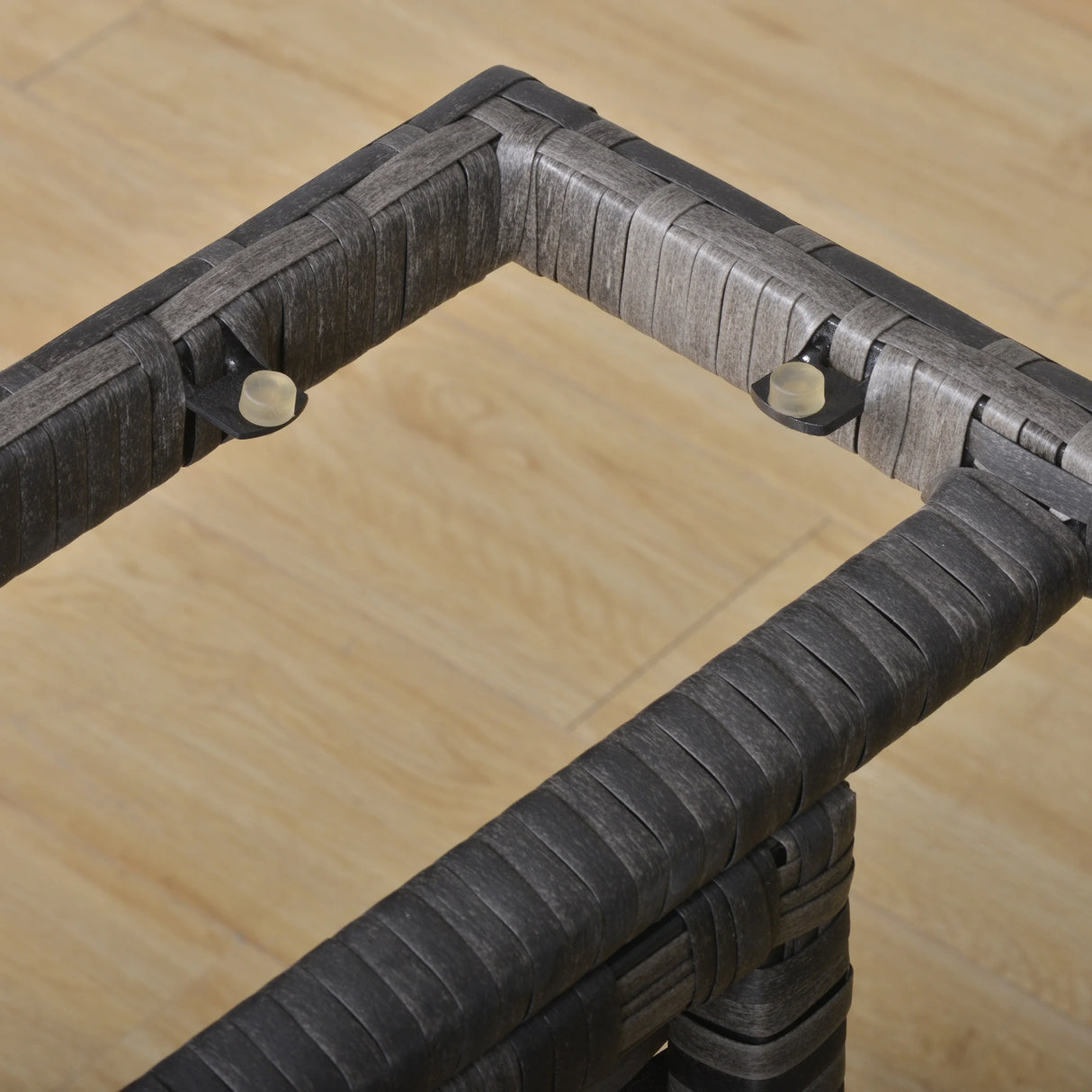 Outsunny 8 Seater Patio wicker Sofa Set ,Outdoor Couch with Table & Cushions, Grey