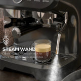 HOMCOM 15 Bar Coffee Machine, with Adjustable Grind, Steamer and Accessories - Black