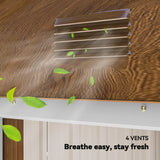 Outsunny 6.5 x 3.5ft Metal Garden Storage Shed - Brown Wood Effect