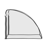HOMCOM Baby Bike Trailer Cover, Anti Dust Rain Snow, Cold Wind, 76 x 61 x 61 cm