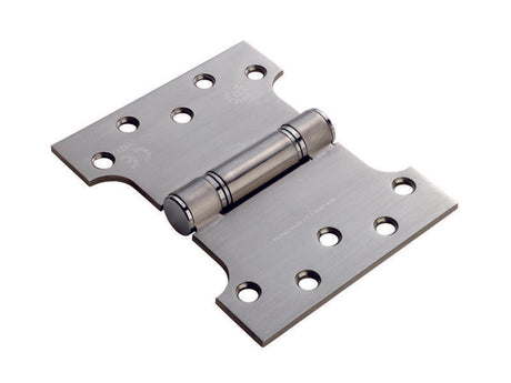 102 X 127 X 3.5MM PARLIAMENT HINGE GRADE 13 C/W SCREWS (PAIR) - SATIN STAINLESS STEEL - PAIR