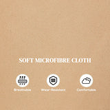 HOMCOM 140 Manual Reclining Armchair, with Footrest - Light Brown