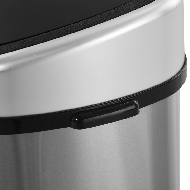 HOMCOM Stainless Steel Kitchen Sensor Dustbin Automatic Touchless Rubbish Garbage Waste Bin 58L Silver