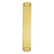 LAURIN - PUSH PLATE - POLISHED BRASS - 370MM X 64MM - EACH
