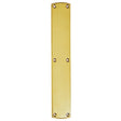 PUSH PLATE - POLISHED BRASS - 457MM X 76MM - EACH