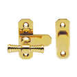 FTD T- HANDLE FASTENER 57 X 19MM - POLISHED BRASS - ( 45 ) - EACH