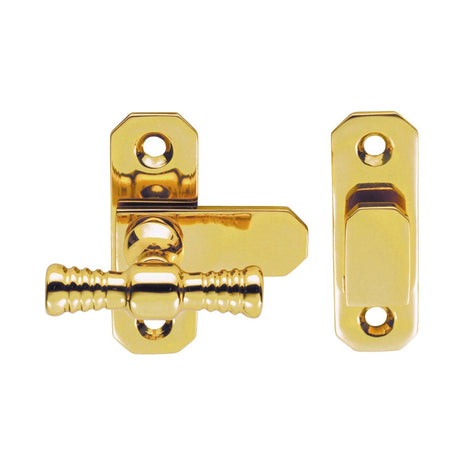 FTD T- HANDLE FASTENER 57 X 19MM - POLISHED BRASS - ( 45 ) - EACH