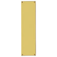 FINGER PLATE (FLAT SHEET) - POLISHED BRASS - 305MM X 76MM - EACH