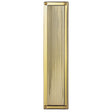 QUEEN ANNE - FINGER PLATE - POLISHED BRASS - 305MM X 70MM - EACH