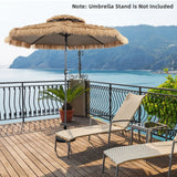 3M Hula Thatched Patio Tiki Umbrella for Beach Backyard Poolside