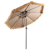 3M Hula Thatched Patio Tiki Umbrella for Beach Backyard Poolside
