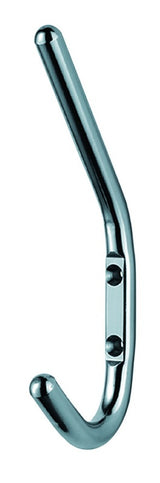 HAT & COAT HOOK - 145 X 10MM - FACE FIX_x005F
 - BRIGHT STAINLESS STEEL - EACH