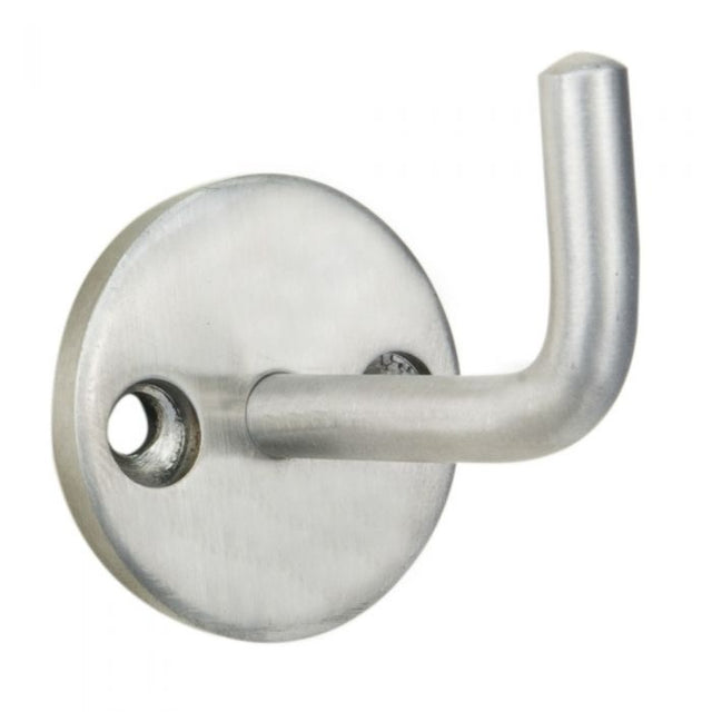 COAT HOOK - 33MM - FACE FIX_x005F
 - SATIN STAINLESS STEEL - EACH