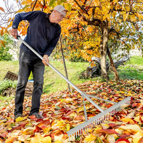 Aluminum Rake with 36" Wide Rake Head and 68" Long Handle