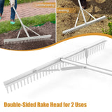 Aluminum Rake with 36" Wide Rake Head and 68" Long Handle