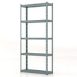 5-Tier Metal Shelving Unit with Anti-slip Foot Pad for Warehouse Kitchen-Grey