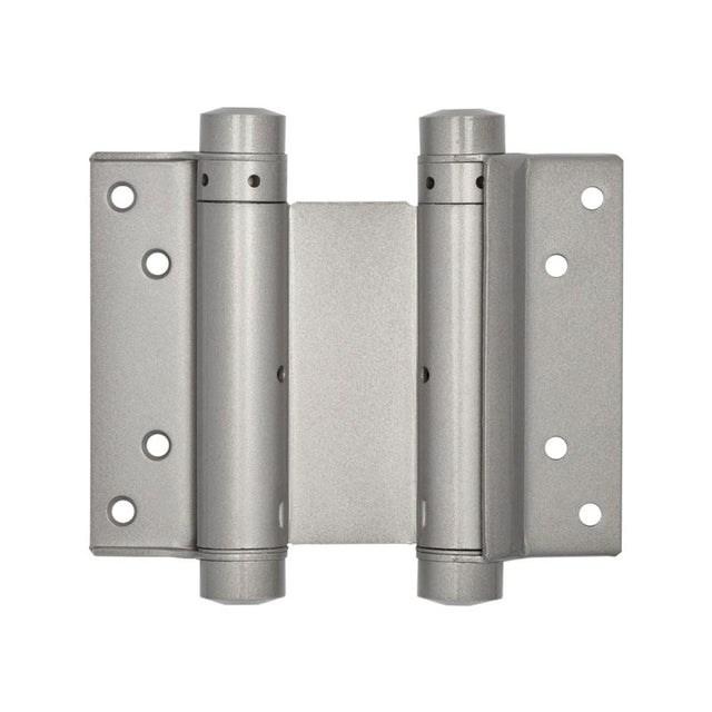 Double Action Steel Spring Hinges 102mm Grey