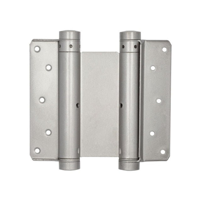 Double Action Steel Spring Hinges 152mm Grey