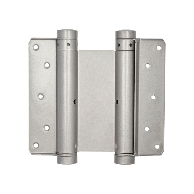 Double Action Steel Spring Hinges 152mm Grey