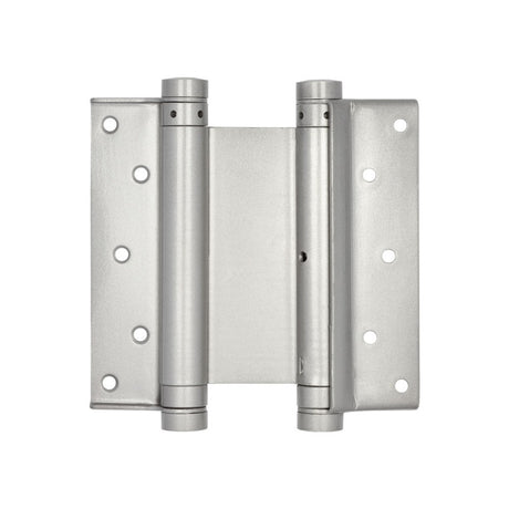 Double Action Steel Spring Hinges 175mm Grey