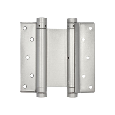 Double Action Steel Spring Hinges 175mm Grey