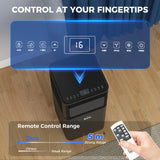 HOMCOM 7000 BTU 4-In-1 Portable Air Conditioner Unit Cooling Dehumidifying Ventilating  for Room up to 26m2, with Fan, Remote, 24H Timer, Window Mount Kit, R290, A Energy Efficiency