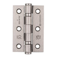 76 X 51 X 2MM BALL BEARING HINGE - GRADE 7 C/W SCREWS (PAIR) - Satin Nickel - PAIR