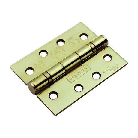 102 X 76 X 3MM BALL BEARING HINGE GRADE 13 C/W SCREWS (PAIR) - STAINLESS BRASS - PAIR