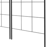 Outsunny Metal Trellis Set of 2, Garden Trellis for Climbing Plants Support Frames, Grid Design