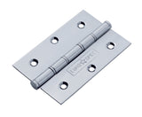 76 X 51 X 1.5MM WASHERED BUTT HINGE C/W SCREWS (PAIR)_x005F
 - BRIGHT STAINLESS STEEL - PAIR