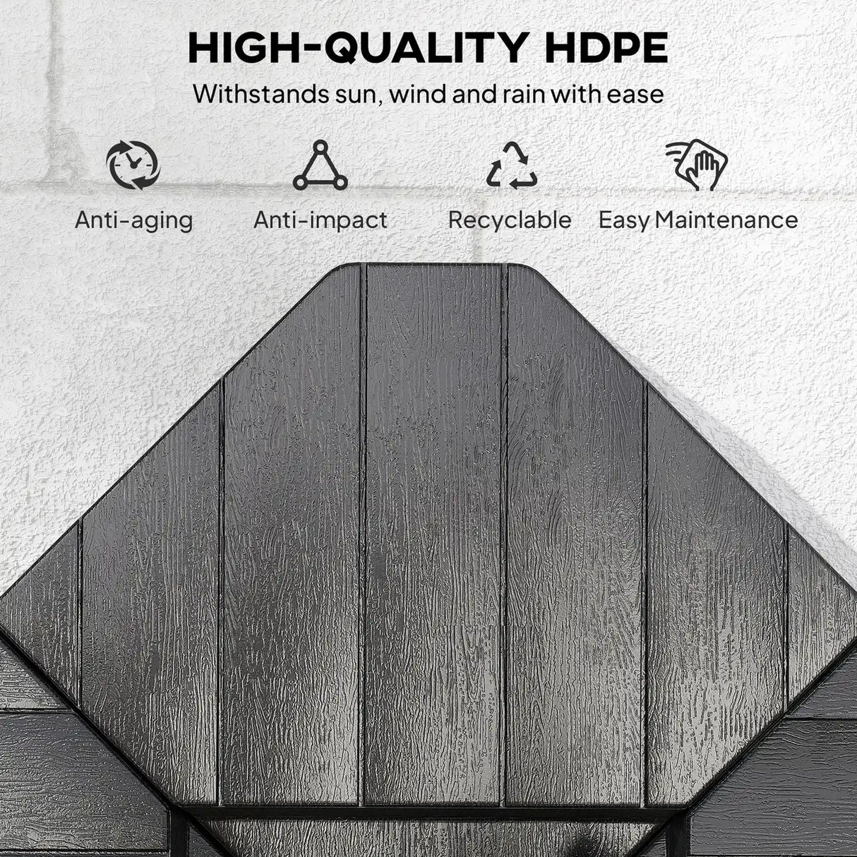 Outsunny Umbrella Weights for Cantilever Parasols, Set of 4 Heavy Duty Parasol Base Stand Weights, 80kg Sand or 60kg Water Filled, Black