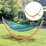 Outsunny 3.25m Wooden Hammock Stand Universal Fit Garden Picnic Camp Accessories