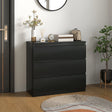 HOMCOM Chest of Three Drawers - Black