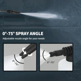 Outsunny 1800W 150-Bar Pressure Washer, with Adjustable Nozzle - Green