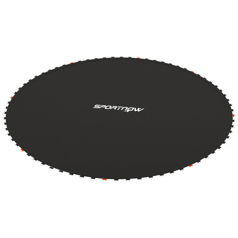 SPORTNOW Trampoline Replacement Mat with Spring Pull Tool, 42 V-Hooks, for 8ft Trampoline using 14cm Springs, Black